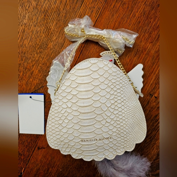 NWT Danielle Nicole Disney Plumette Duster Crossbody Beauty and the Beast - Picture 2 of 4